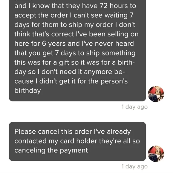 I've never had to post anything like this since I started selling on here